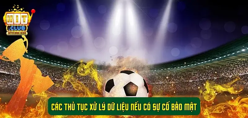 Các thủ tục xử lý dữ liệu nếu có sự cố bảo mật